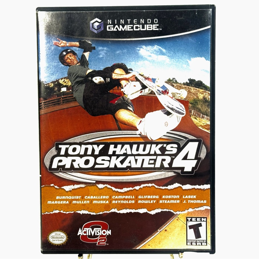 Vtg Nintendo GameCube Tony Hawk's Pro Skater 4 Video Game Rated T Activision